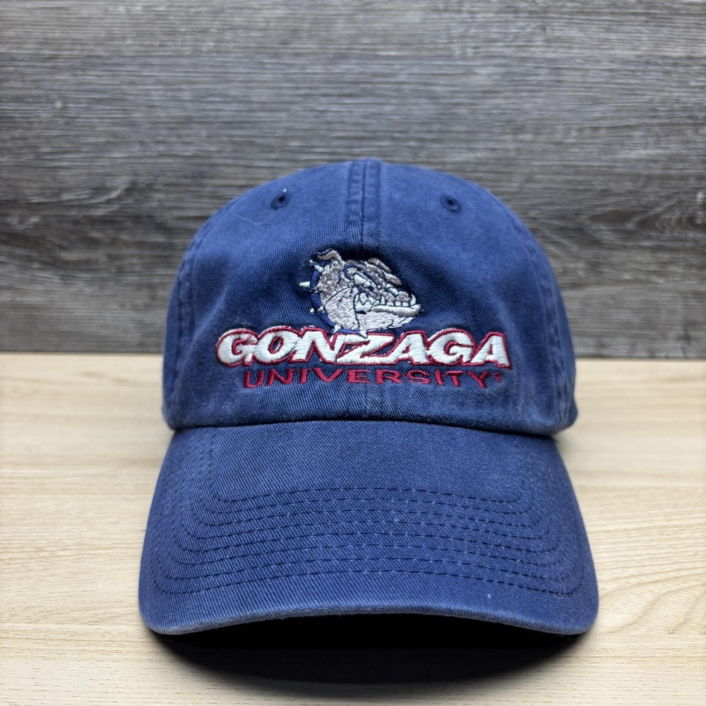 Gonzaga Bulldogs Hat Cap Strap Back Mens Blue NCAA Basketball Gonzaga University